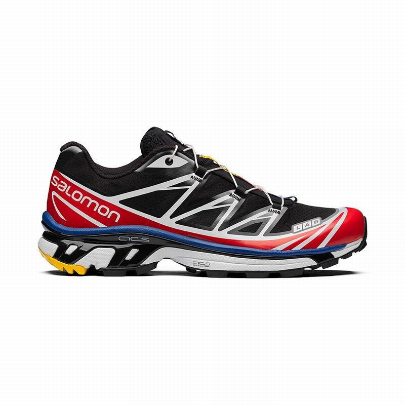 SALOMON XT-6 RACING Philippines - Men's Trail Running Shoes - Black/White | 031749-HVJ